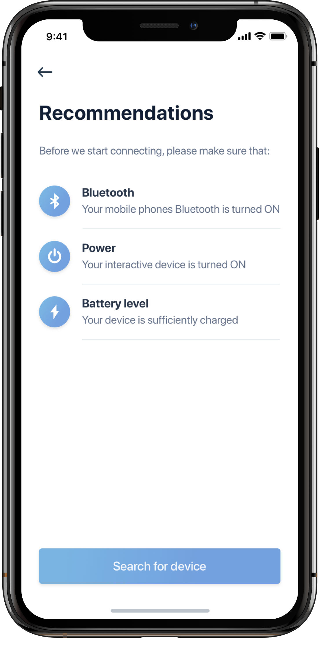 connecting step mobile
