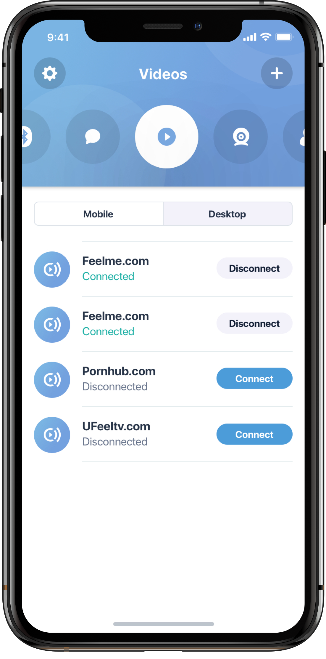 connecting step mobile